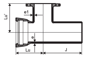 Colata rotonda dei montaggi uniti meccanici duttili del ferro di precisione per il rifornimento idrico