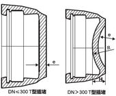 Tipo duttile prova idraulica DN40 dei montaggi T del ferro ISO2531 del cappuccio A DN1800 fornitore